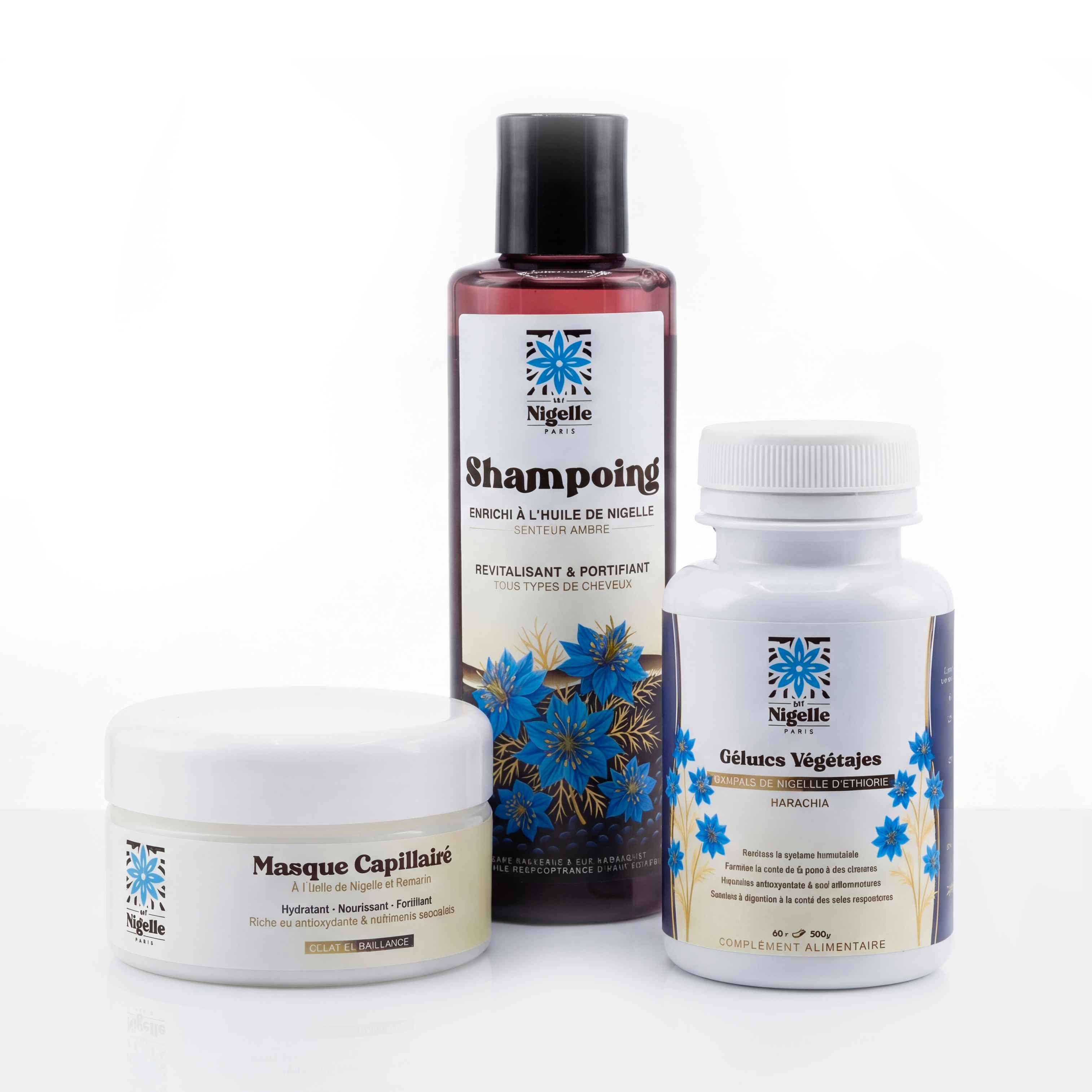 Kit soin capillaire à la nigelle